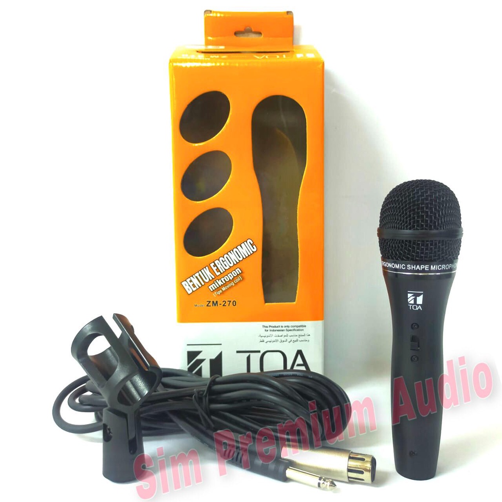 Mic Kabel TOA ZM 270 Original Brand: TOA ZM 270 zm270 Original
