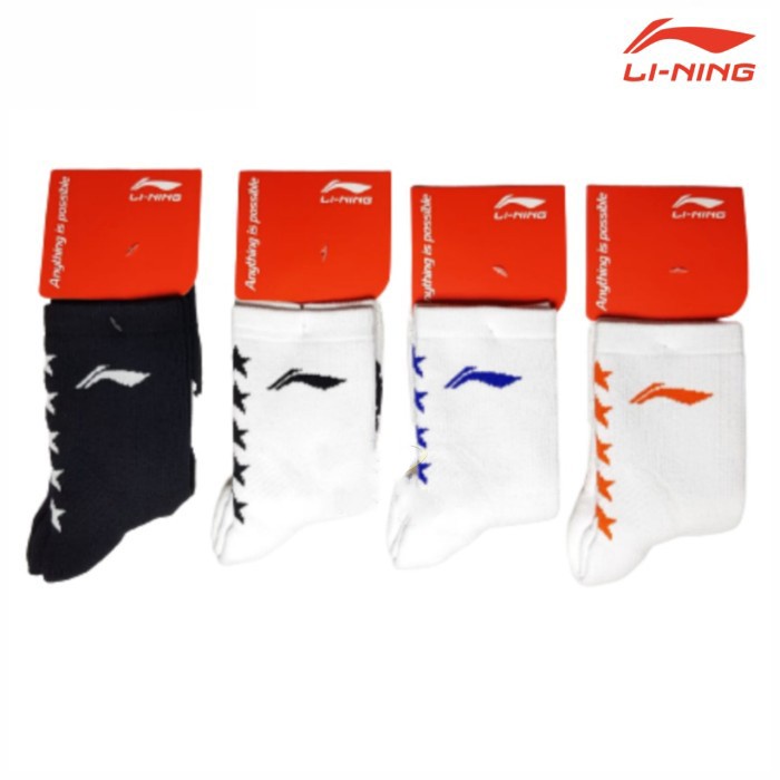Kaos Kaki Lining AWLQ109 Lining Badminton Socks Kaos Kaki Badminton