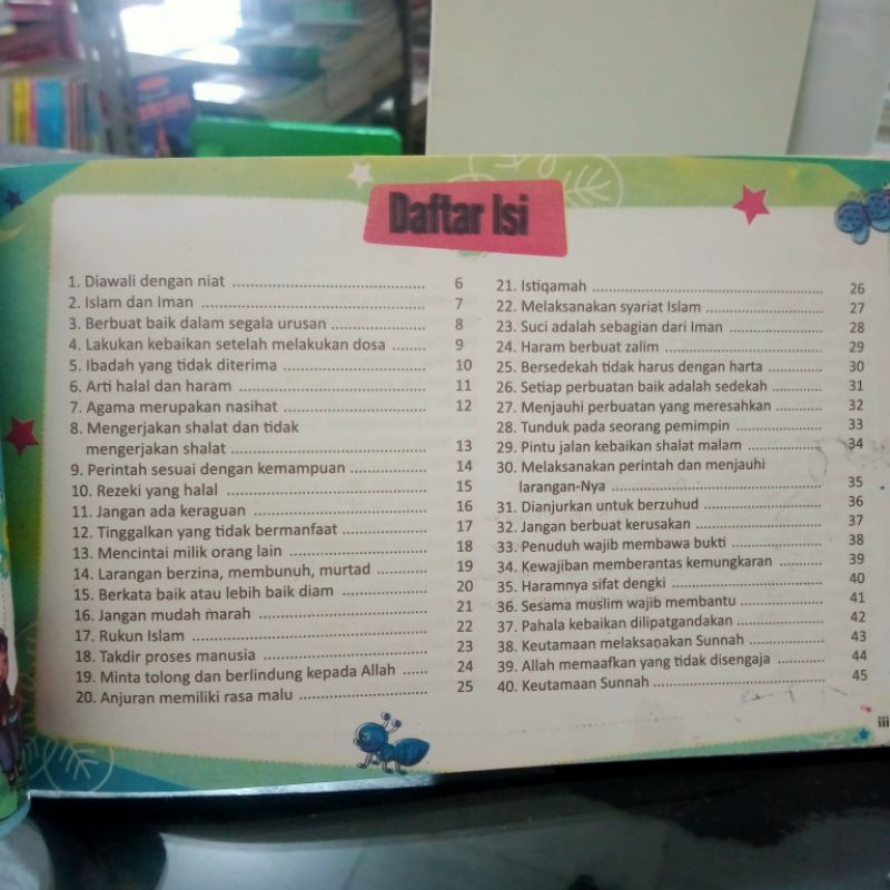 buku 99 hadish pilihan anak muslim 104 halaman (16×24.5cm)