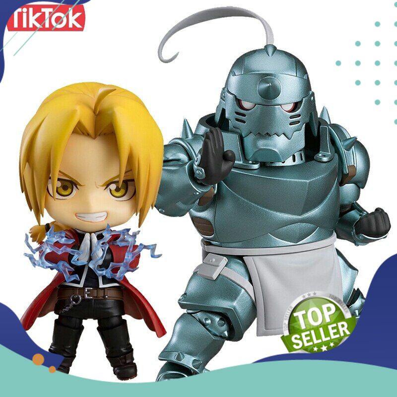 Free Ongkir Action Figure Nendoroid Fullmetal Alchemist Edward Elric 788 Alphonse 796 Kartun Mainan