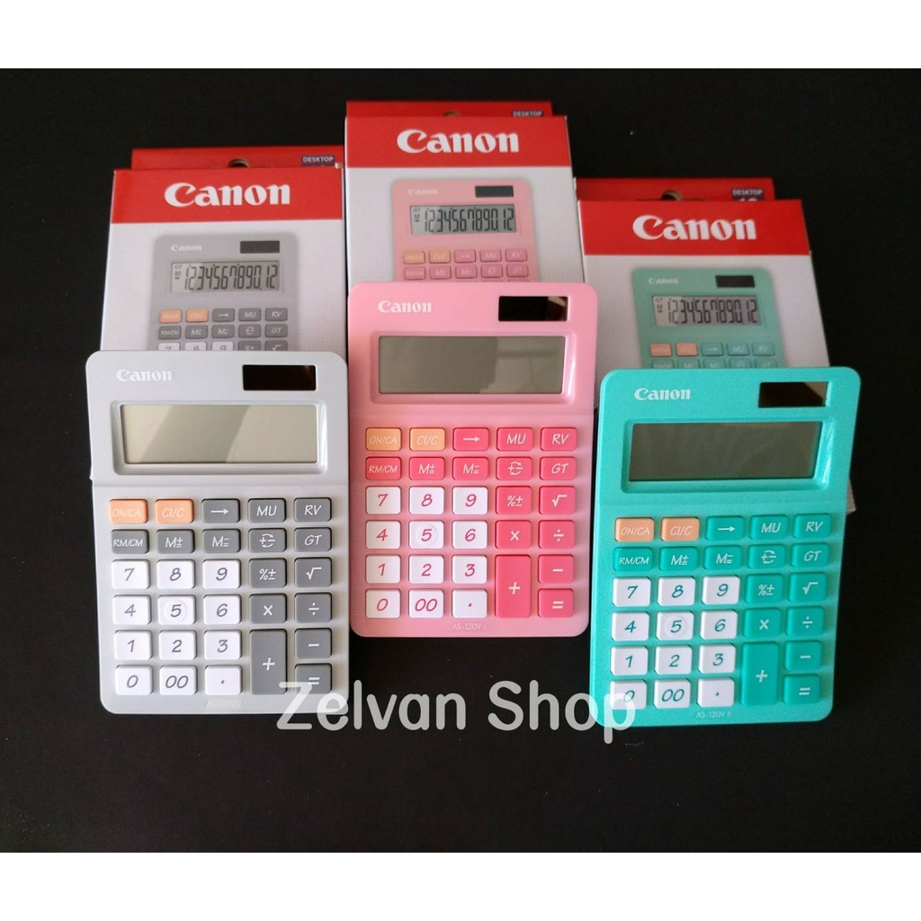 

Calculator Canon AS120VII warna