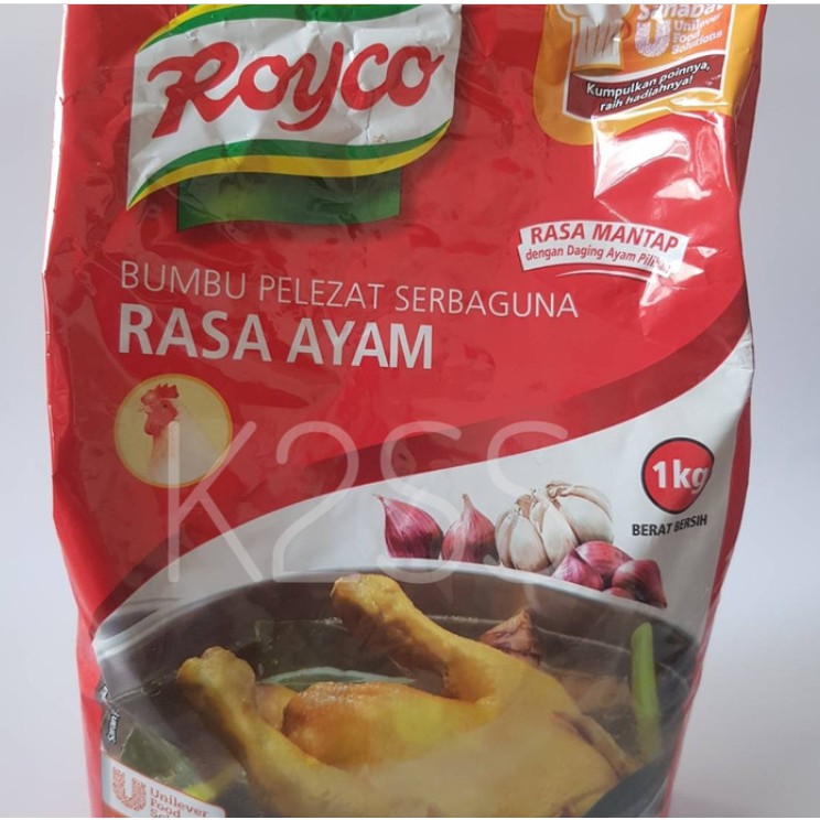 

Royco Ayam 1kg Bumbu Pelezat Serbaguna Rasa Ayam Penyedap Rasa