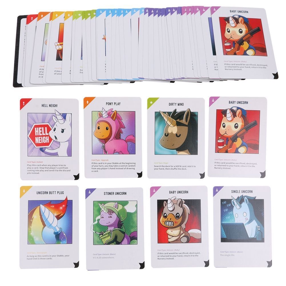 Games Unstable Unicorns Core Card Base Game With All Expansion Pack New