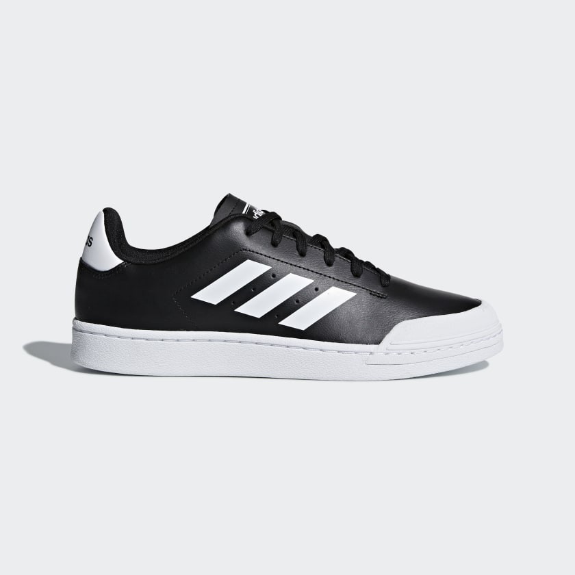 100% Original Adidas Court 70s Black White  BNIB Resmi - B79771