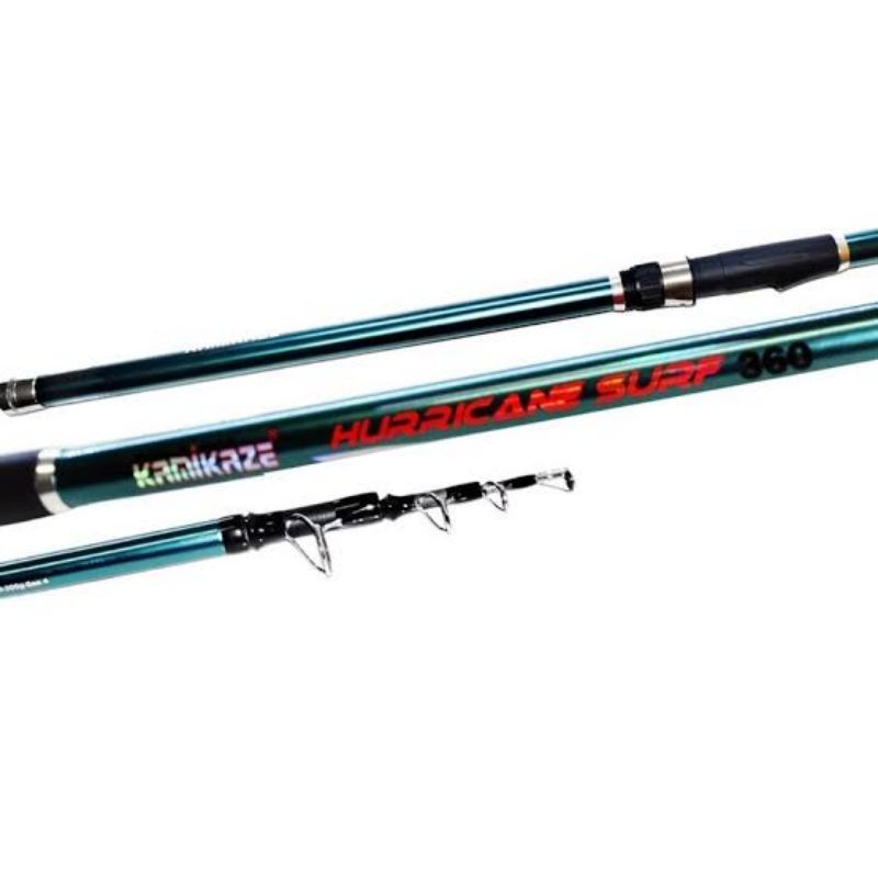 joran Kamikaze Huricane surf 390 pasiran telescopik antena