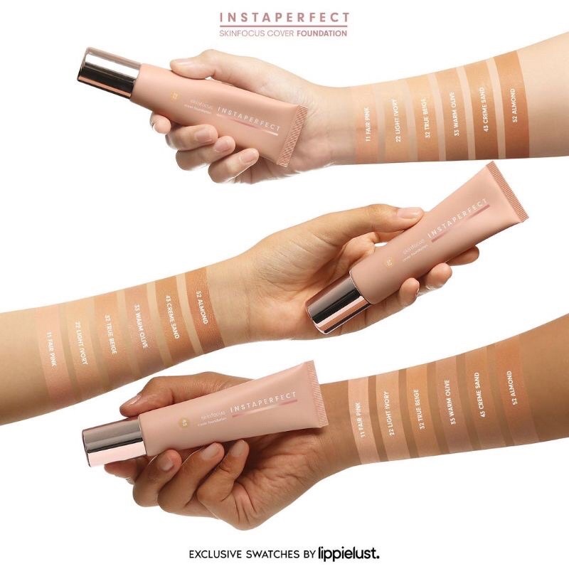 Wardah Instaperfect Skinfocus Cover Foundation 30ml  Spf 40 PA+++ | Foundation BY AILIN