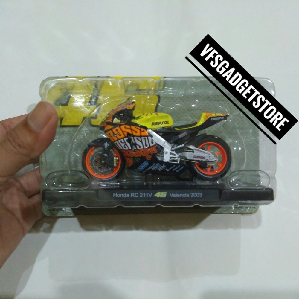Diecast Vxxentino Rossi Skala 18 Valencia 2003 Leo Models New BNIB
