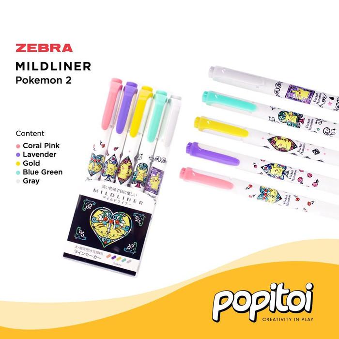 

Zebra Mildliner Showa Note Special Edition Cartoon Set Of 5
