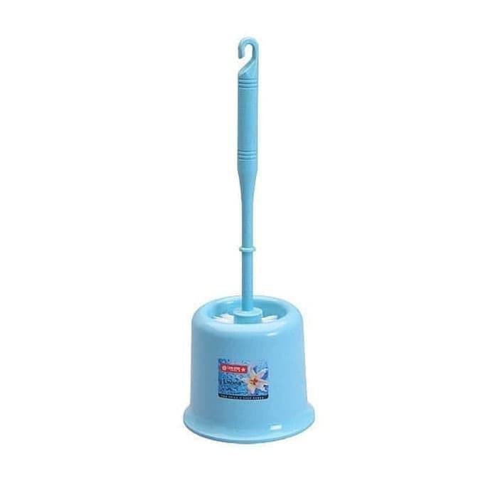 Sikat WC Closet Lion Star No. 101 + Pot BO-1 Bundar - DP