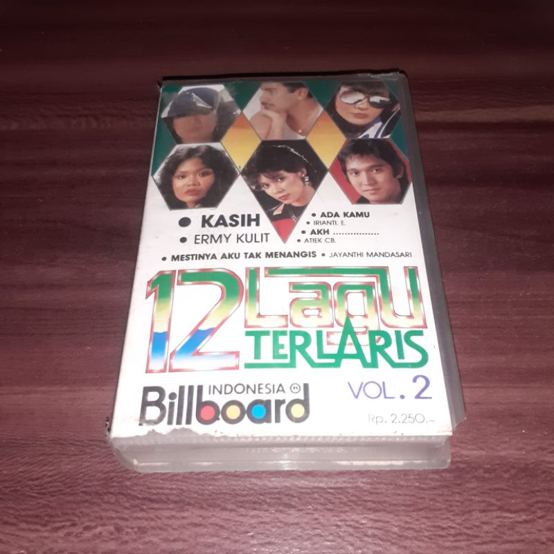 Kaset 12 LAGU TERLARIS - Ermy Kullit Harvey M Atiek CB Ahmad Albar Vina Panduwinata Ebiet G. Ade Ika
