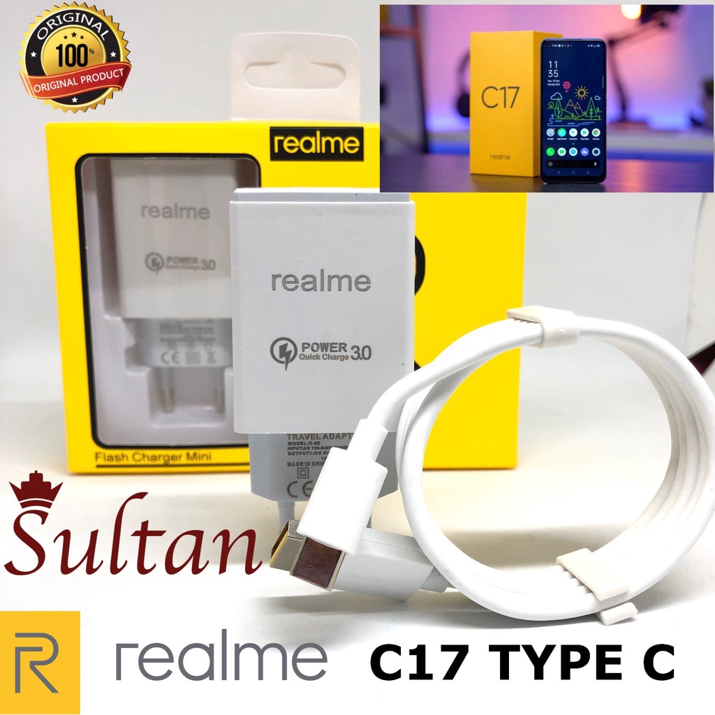 Charger / Casan Realme AK779 micro-usb &amp; type-c original realme c2/c3/c11/c11/c15/c17 &amp; kabel data