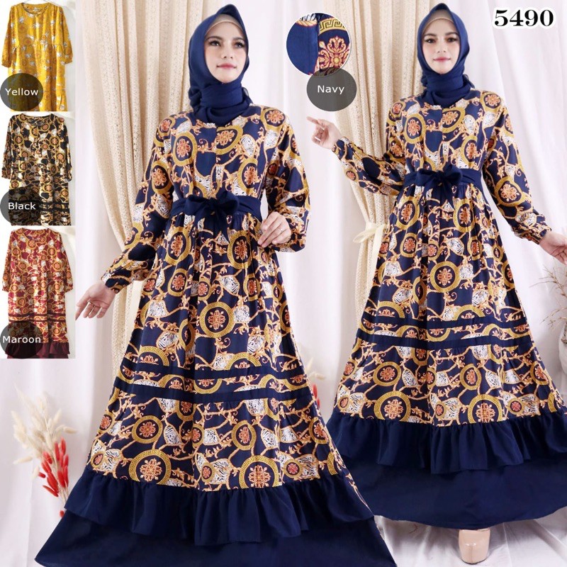 gamis premium rumbai katun premium