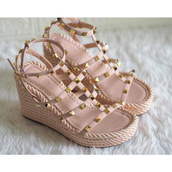 Sepatu VL wedges 10cm GRATIS