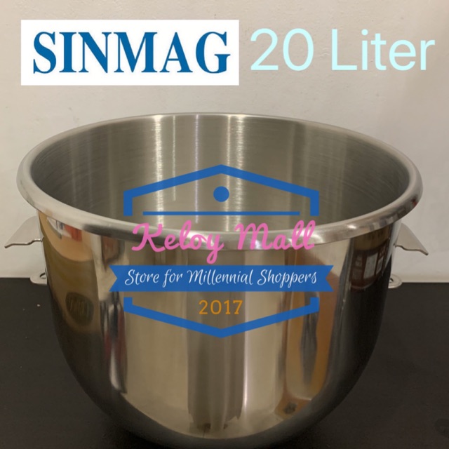 Mixer Sinmag Bowl 20 Liter Mangkuk