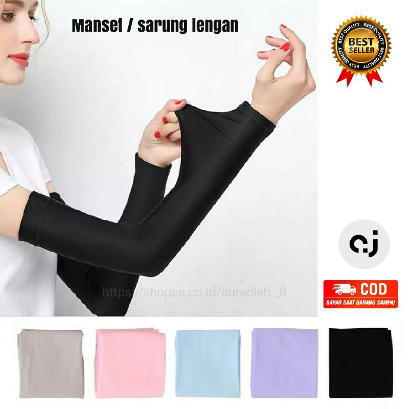 Promo Manset tangan / hansock / sarung lengan panjang polos dewasa murah