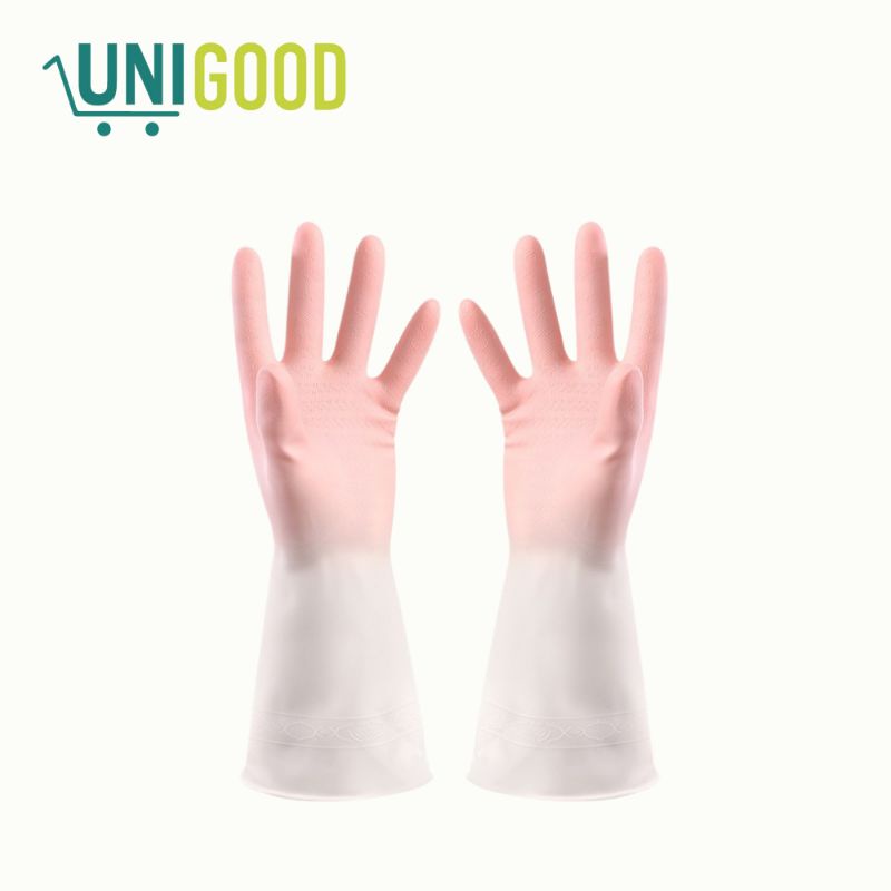 UNIGOOD - Sarung Tangan Latex Cuci Piring Serba Guna Sarung Tangan Karet Tebal Gloves Kebun Rubber