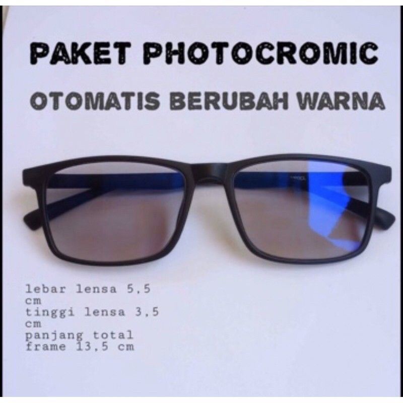 FHOTOCROMIC MINUS/KACAMATA FHOTOCROMIC PLUS BERUBAH WARNA PRIA DAN WANITA