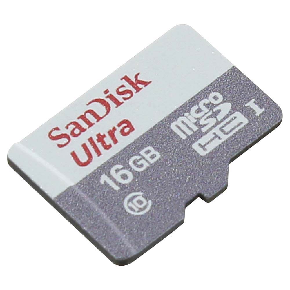 SanDisk Ultra microSDHC Card UHS-I Class 10 (80MB/s) 16GB