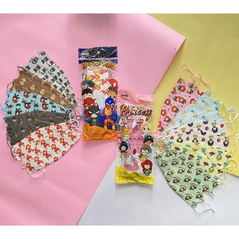 MASKER KF94 ANAK BTS / MOTIF / KF94 ANAK POLOS CAREION