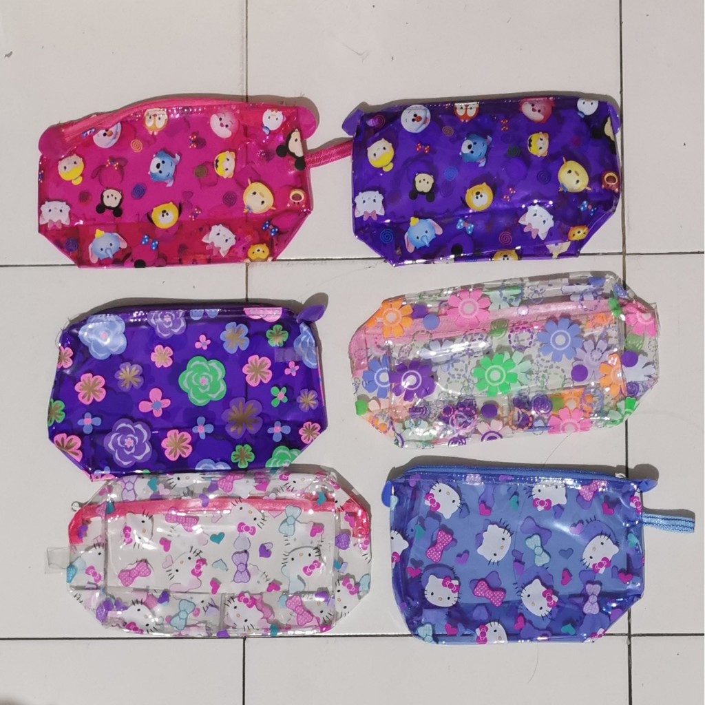 POUCH KOSMETIK TRANSPARAN