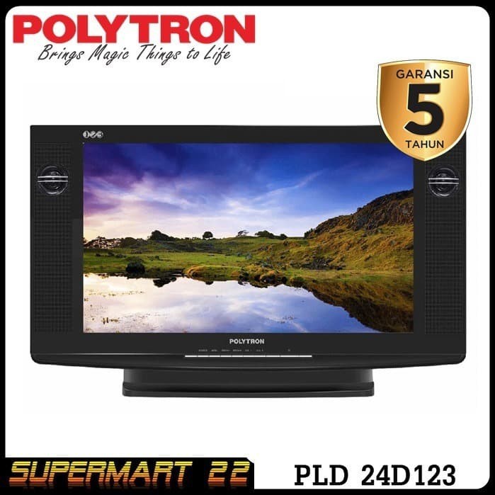 POLYTRON 24 INCH LED TV MODEL SEMI TABUNG PLD24V123