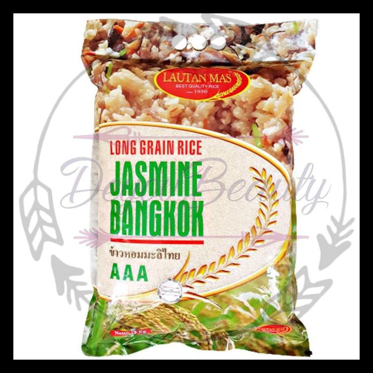 

BERAS THAILAND WANGI/ BERAS BANGKOK JASMINE/ LONG GRAIN RICE GRADE AAA BERKUALITAS