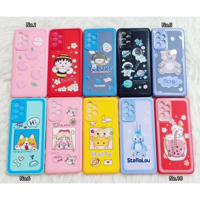 CASE GAMBAR TIMBUL PROTECK KAMERA FOR HP SAMSUNG OPPO VIVO XIAOMI