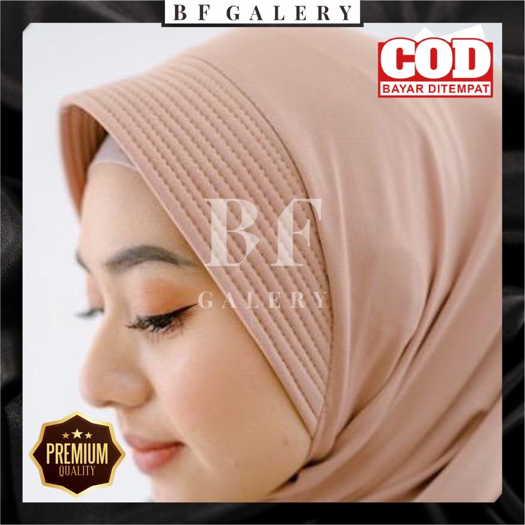 BFJ009 Ped Jersey Volly Instan Jilbab Ped Kecil Sport Olahraga Kerudung Sport Hijab Sporty Dewasa Jakarta BISA COD