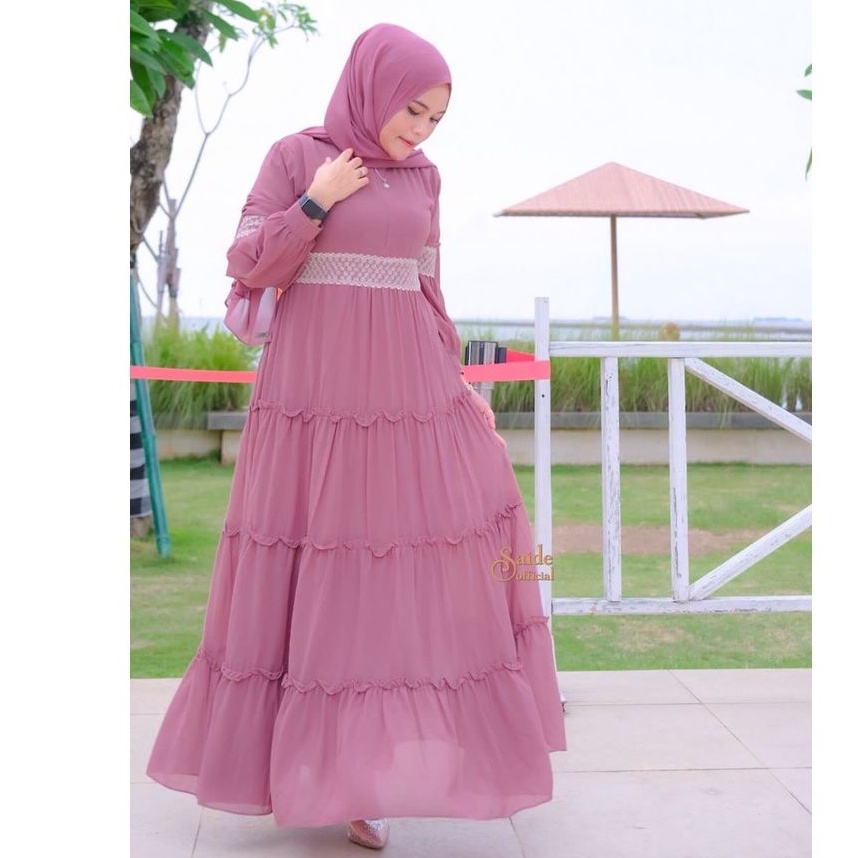 BARANA DRESS NEW COLLECTION LIMITED EDITION BY SAIDE OFFICIAL Gamis Matt Ceruty Babydoll Premium kom