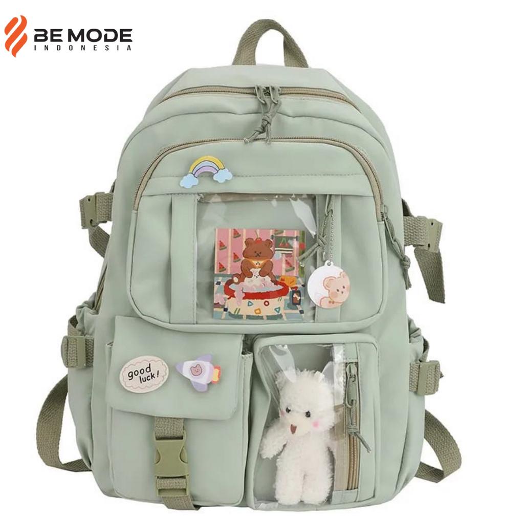 Tas Sekolah Wanita Lucu Imut Backpack Laptop Anti Air - Alma Series - Polo Felix