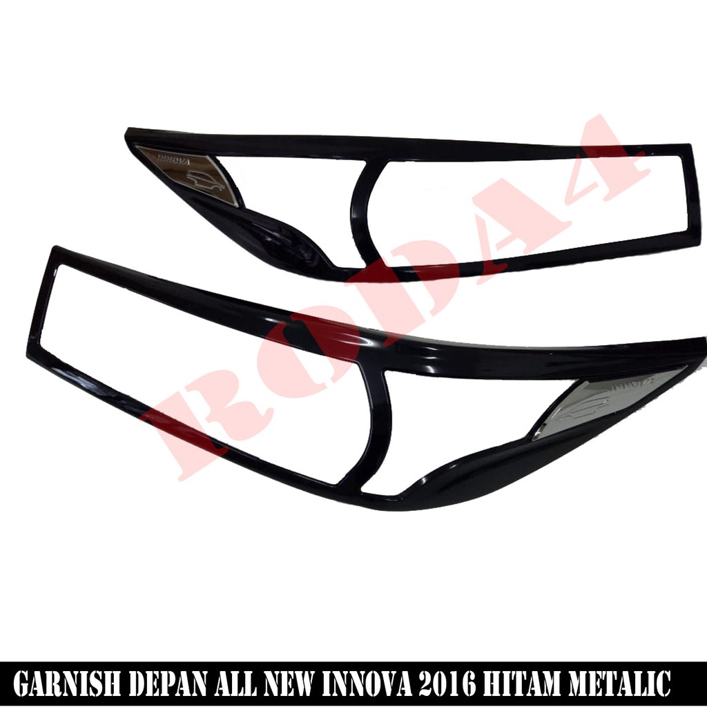 Garnish Garnis List Depan All New Innova 2016 HITAM METALIC