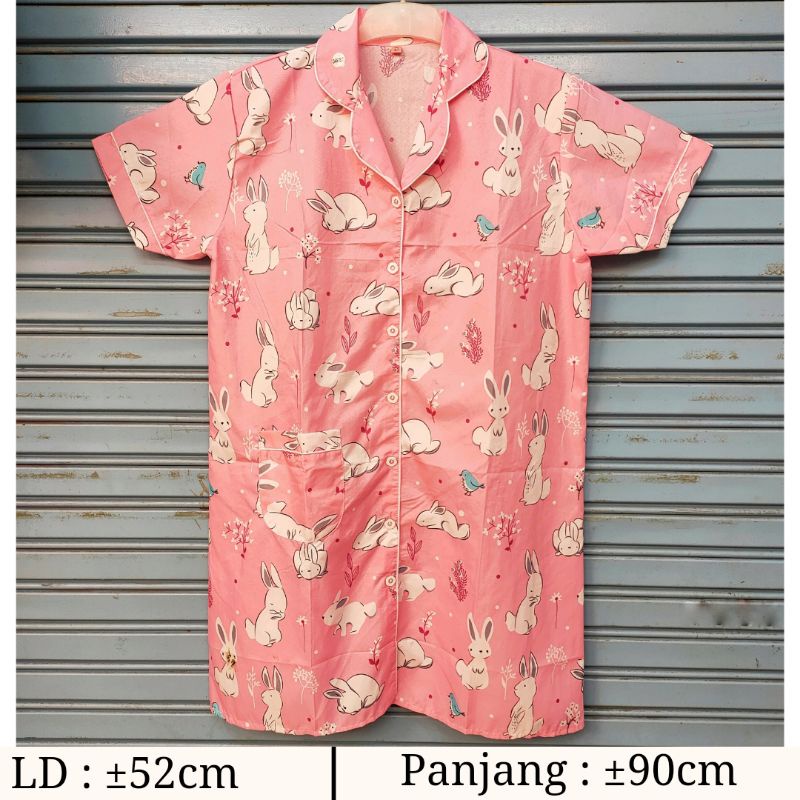 Piyama Wanita ABG Dewasa - Daster Baju Tidur Perempuan Kelinci #DKT4