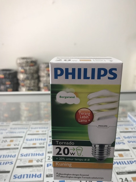 PHILIPS LAMPU TORNADO 20 WATT / 24 WATT