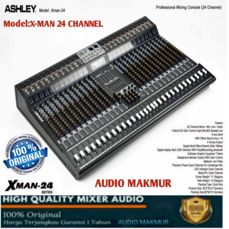 Mixer Ashley XMan 24 XMan 24 Channel Original
