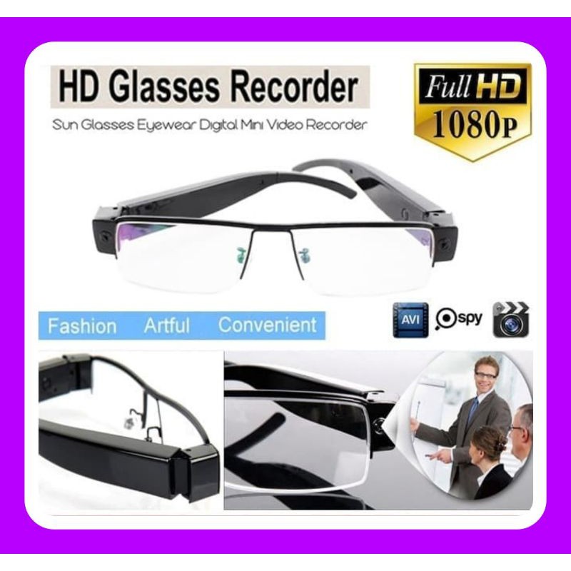 Spy Cam Glasses Recorder Full Hd 1080 Spy Camera Pengintai Perekam
