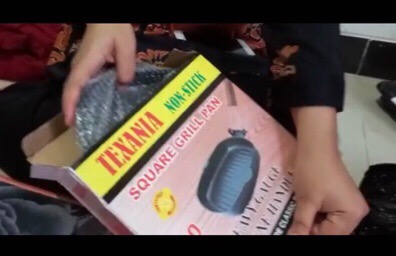 Teflon Bbq / Square Grill Pan Teflon Barbeque 20 Cm Dan 24 Cm Teflon Panggangan Steak