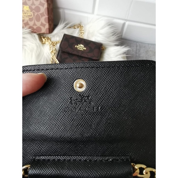 coach mini Wallet ada tali panjang bs untuk Slingbag dompet wanita sling bag mini coach