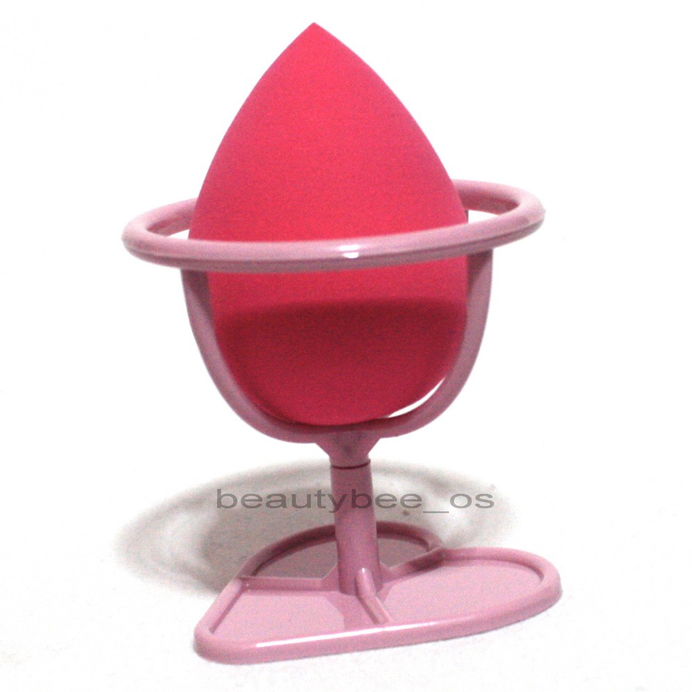 MAKEUP SPONGE BLENDER + HOLDER LAMEILA PINK TUA (MOTIF-1)