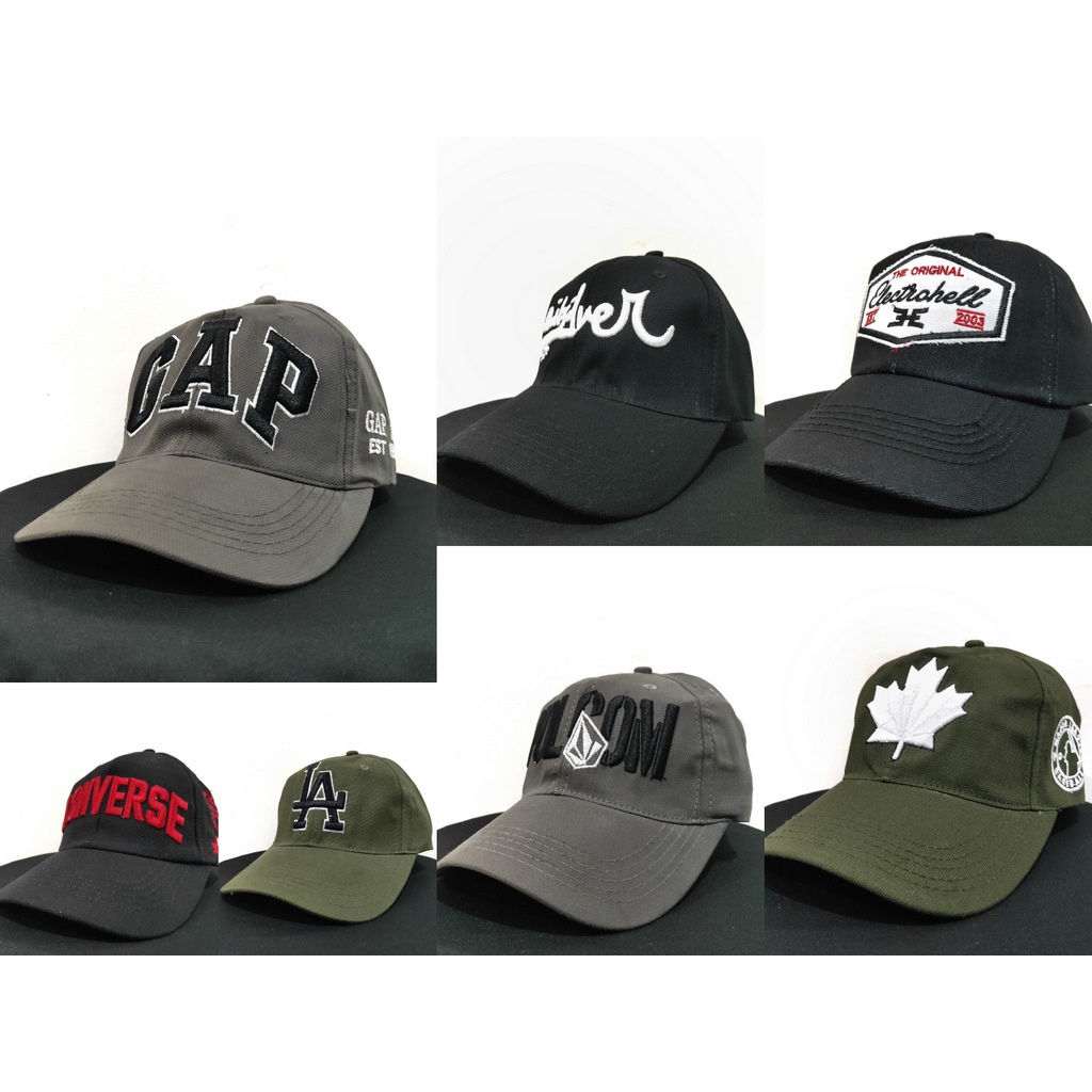 [CUCI GUDANG] TOPI BASEBALL HIPHOP SNAPBACK VELCRO DEWASA- RANDOM - MODEL BASEBALL