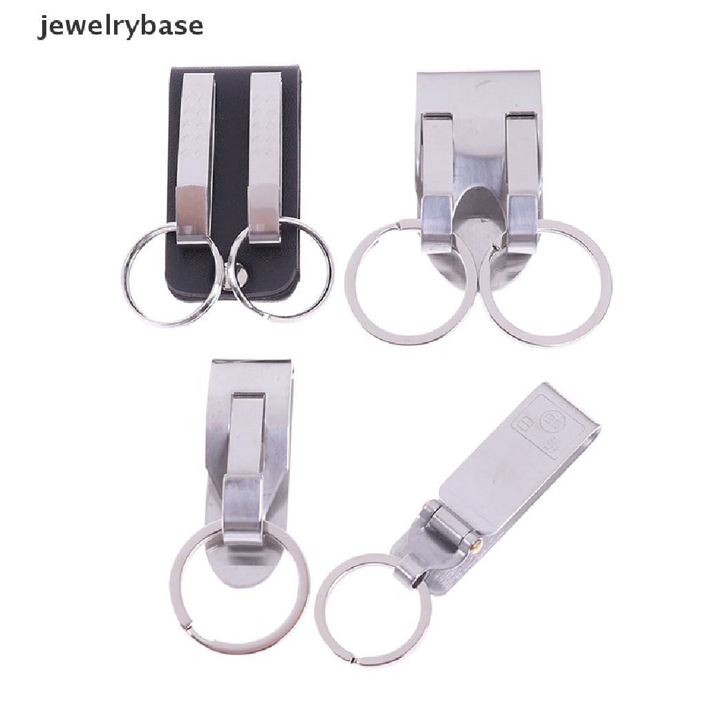 (jewelrybase) Klip Gantungan Kunci Quick release Bahan Stainless steel