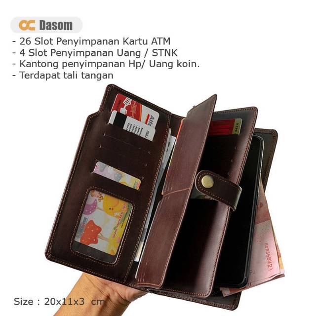 GROSIR DOMPET KULIT PRIA TERBAIK MODEL UNISEX