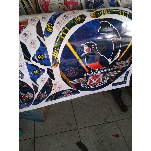 decal sticker sangkar murai no1,2,3