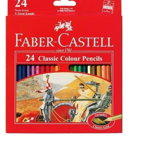 

♥ Pensil warna Faber castell 24L classic ✰