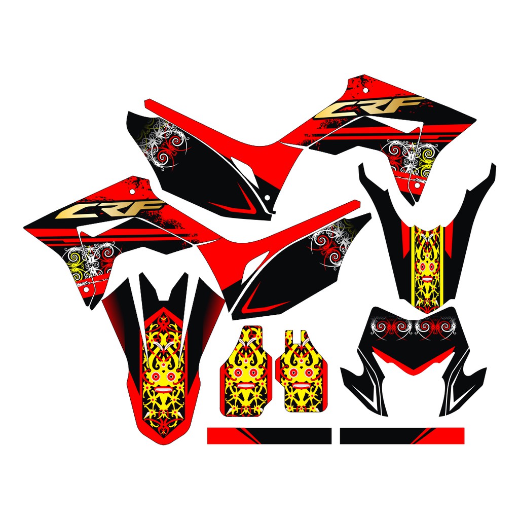 Sticker DECAL CRF 150 L Bisa Custom Stiker Honda CRF 150 L  (21)