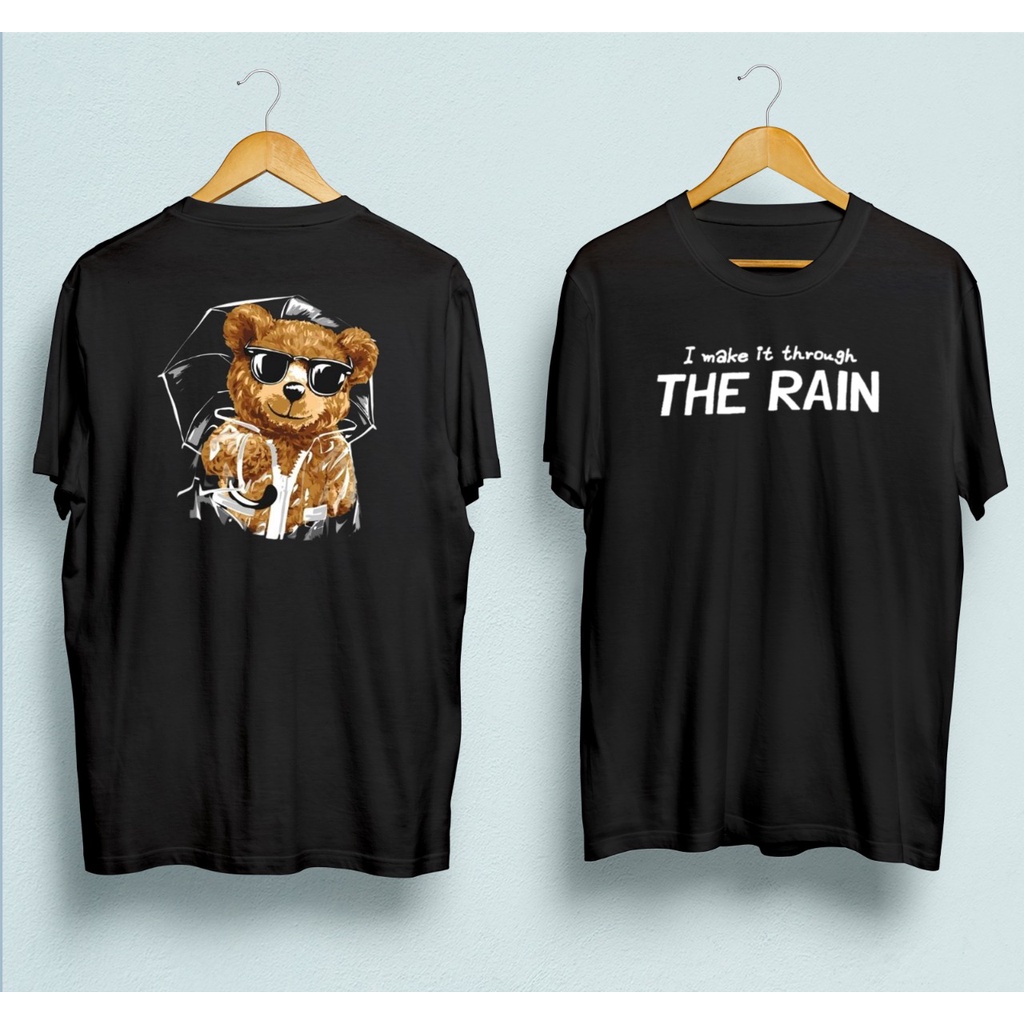 Kaos murah Kaos distro murah baju  distro pria t-shirt murah combed30s BEAR RAIN NVN