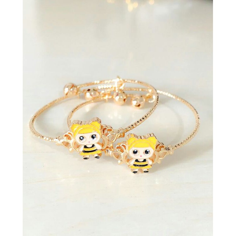 Gelang Anak LoL Bumblebee Yellow Gold Xuping