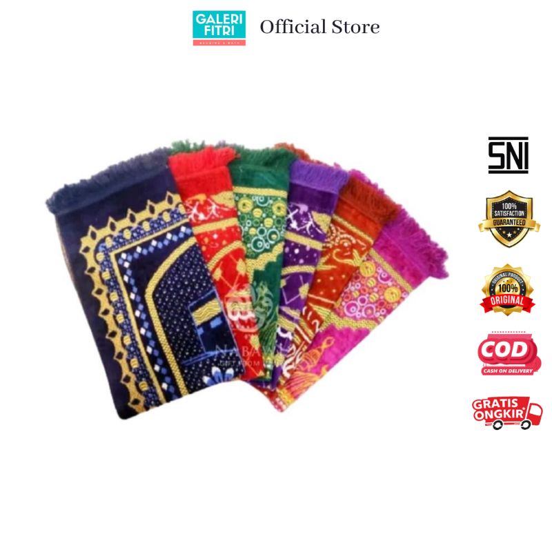 Sajadah Turki Besar (67x108cm) - Sajadah Import Turki - Sajadah Sholat Import - Sajadah Import Jumbo