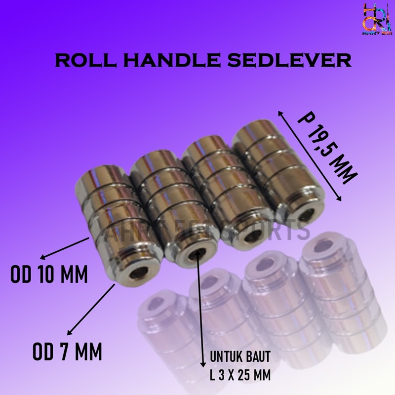 ROL HANDLE SIDLEVER PCP CHROME CNC MURAH TANPA BAUT TERBARU