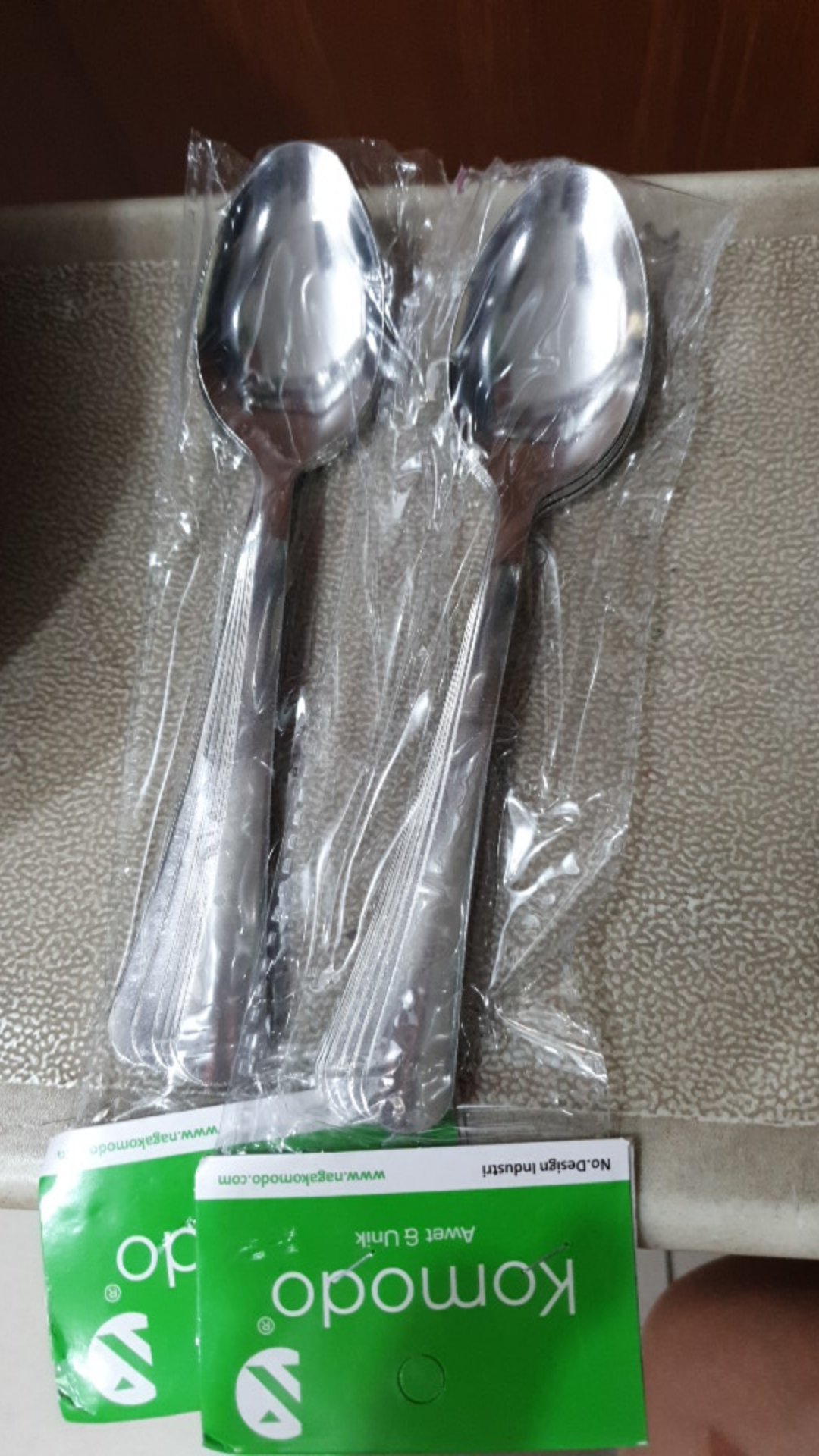 Sendok Garpu Makan Polos Stainless Steel - Bulat / 1 Lusin