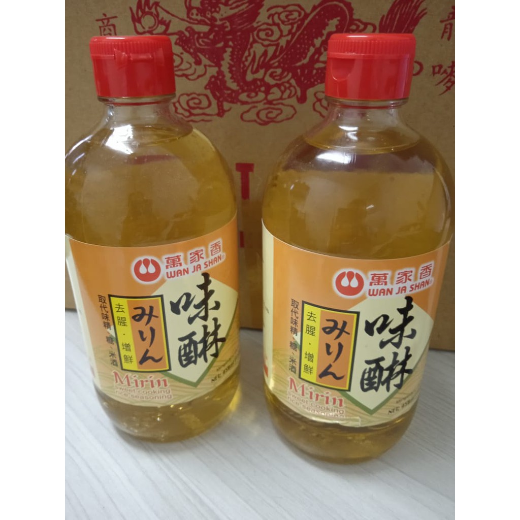 Mirin Wan Ja Shan Arak Masak Jepang Sweet Rice Seasoning 450ML